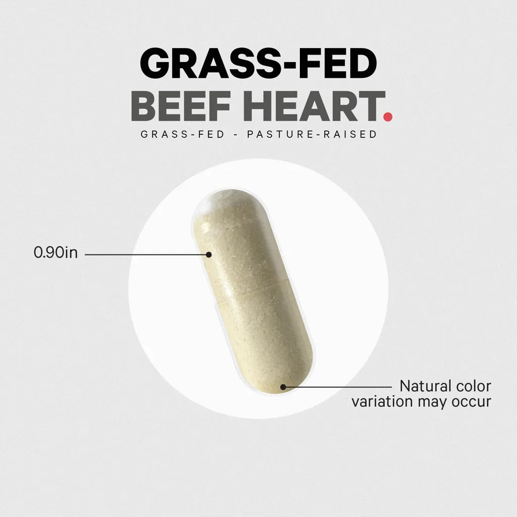 Grass Fed Beef Heart by Codeage Example Supplement