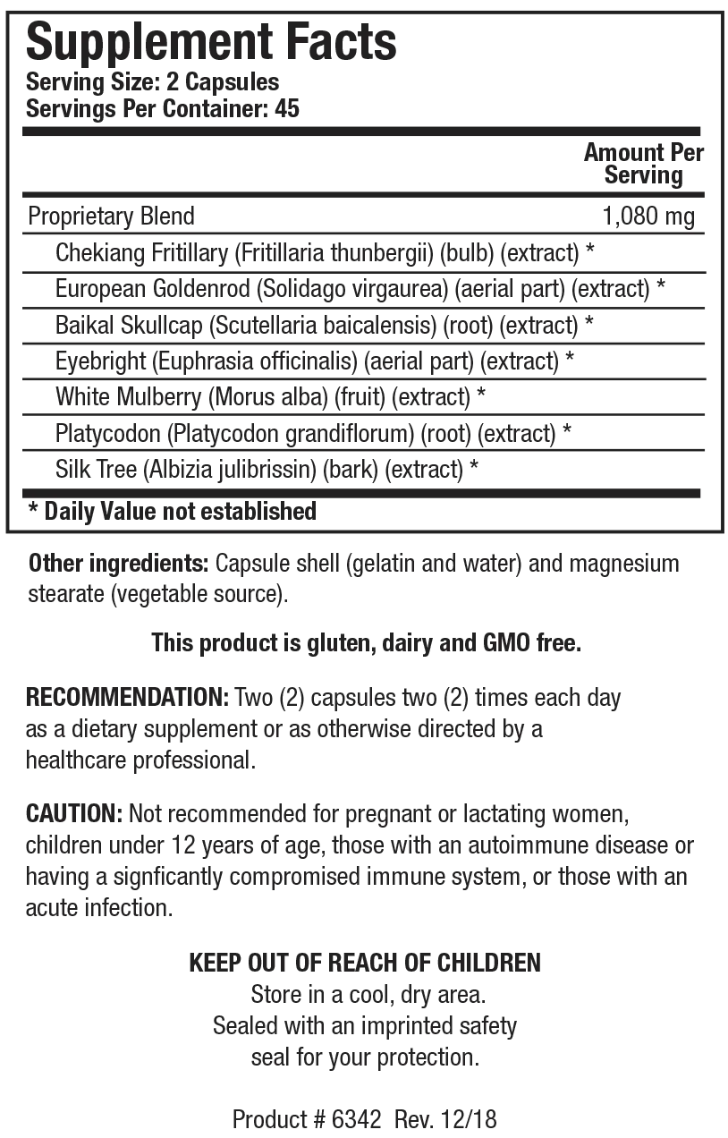 HistoPlex-AB by Biotics Research Supplement Facts
