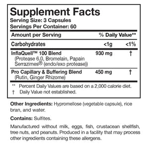 InflaQuell by Researched Nutritionals Supplement Facts