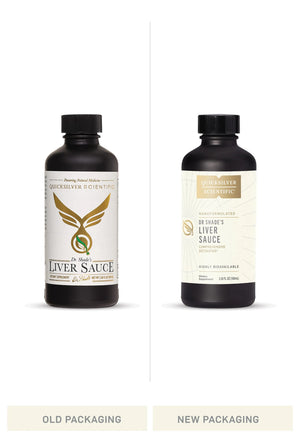 Liver Sauce by Quicksilver Scientific Old vs New Bottle Comparison