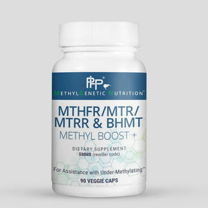 MTHFR/MTR/MTRR & BHMT Assist (Methyl Boost+) by PHP/MethylGenetic Nutrition