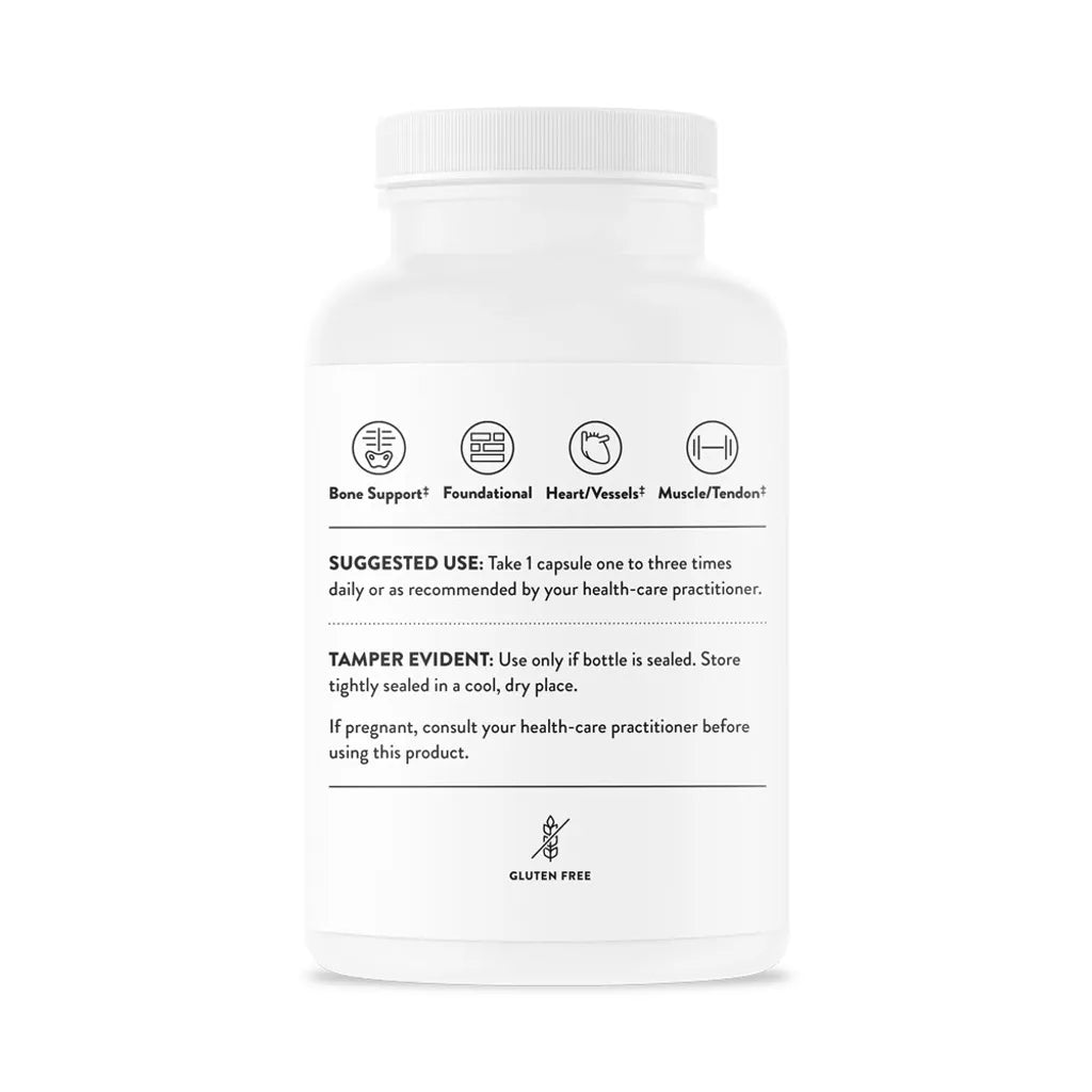 Magnesium CitraMate by Thorne Bottle Label