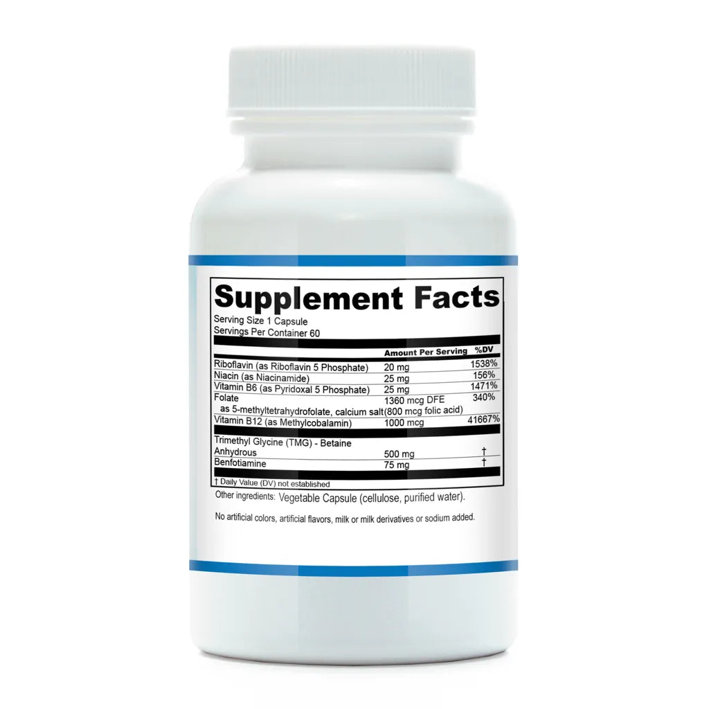 Methylation Support by Functional Genomic Nutrition Supplement Facts