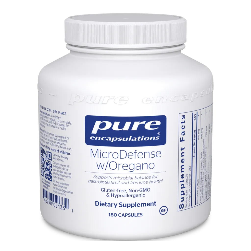 MicroDefense with Oregano by Pure Encapsulations