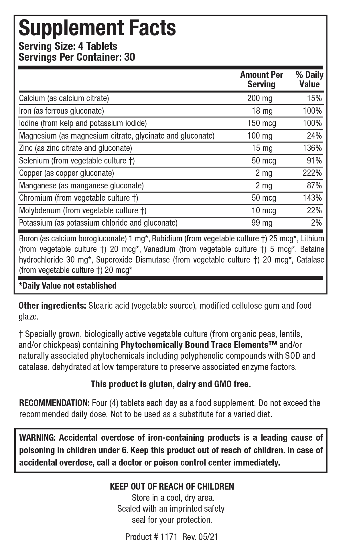 Multi-Mins 360 tablets by Biotics Research