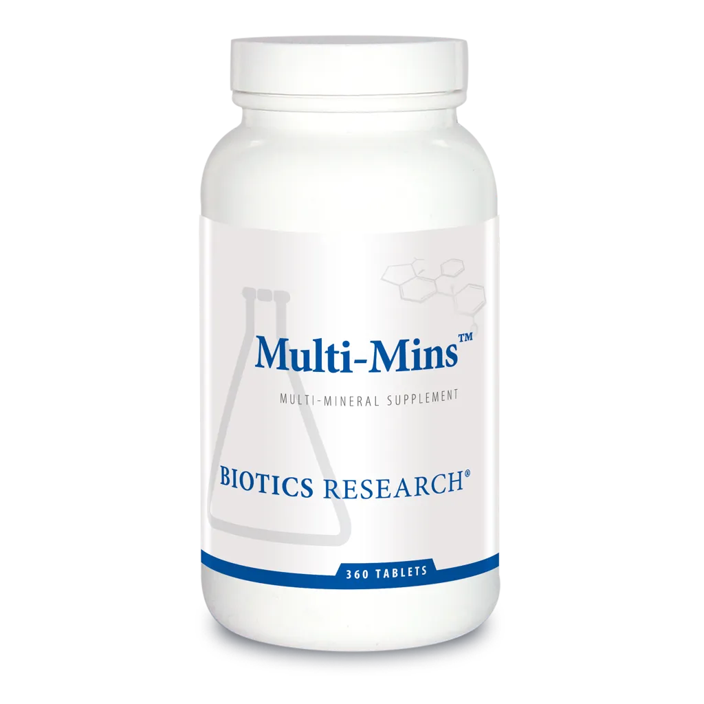 Multi-Mins by Biotics Research Supplement Facts