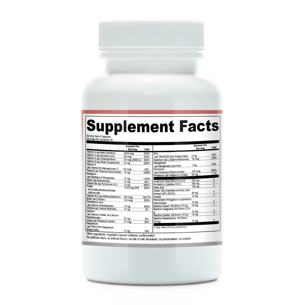 Omega Biotic Complete by Compounded Nutrients Supplement Facts