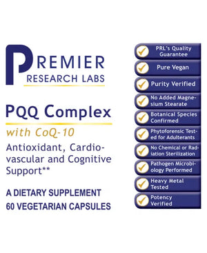PQQ Complex by Premier Research Labs Label