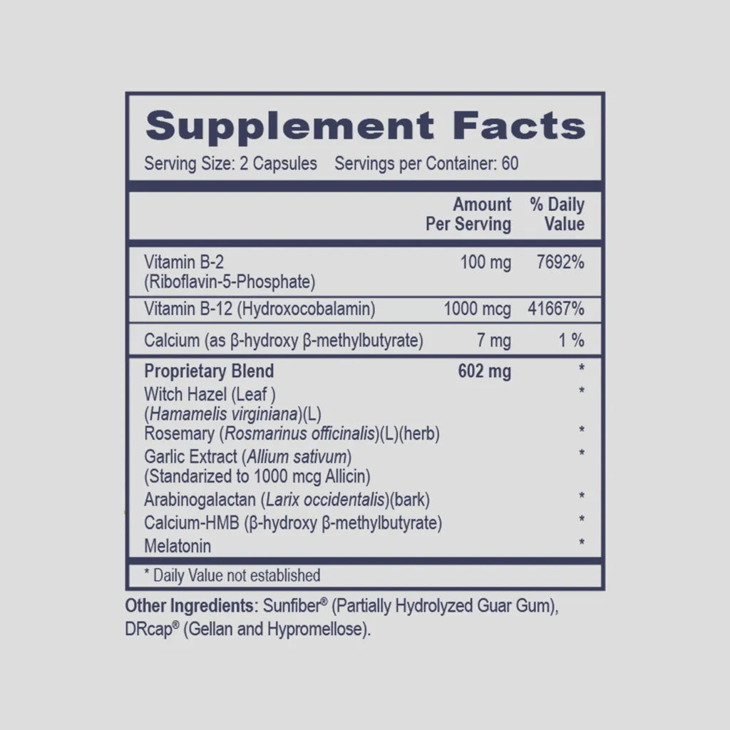 Peroxynitrite Scavenger PM (Free Radical X P.M.) by PHP/MethylGenetic Nutrition Supplement Facts