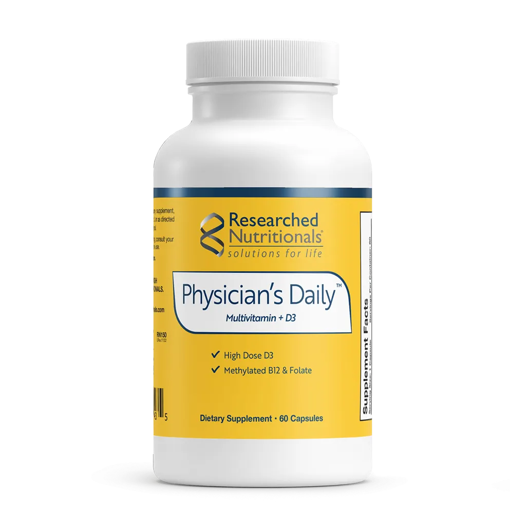 Physician's Daily Multivitamin + D3 by Researched Nutritionals