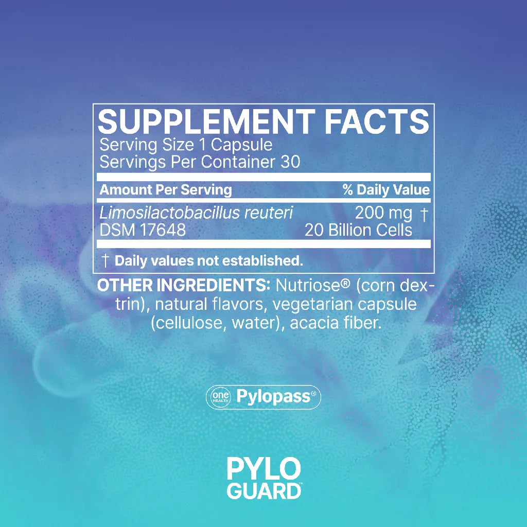 PyloGuard by Microbiome Labs Supplement Facts