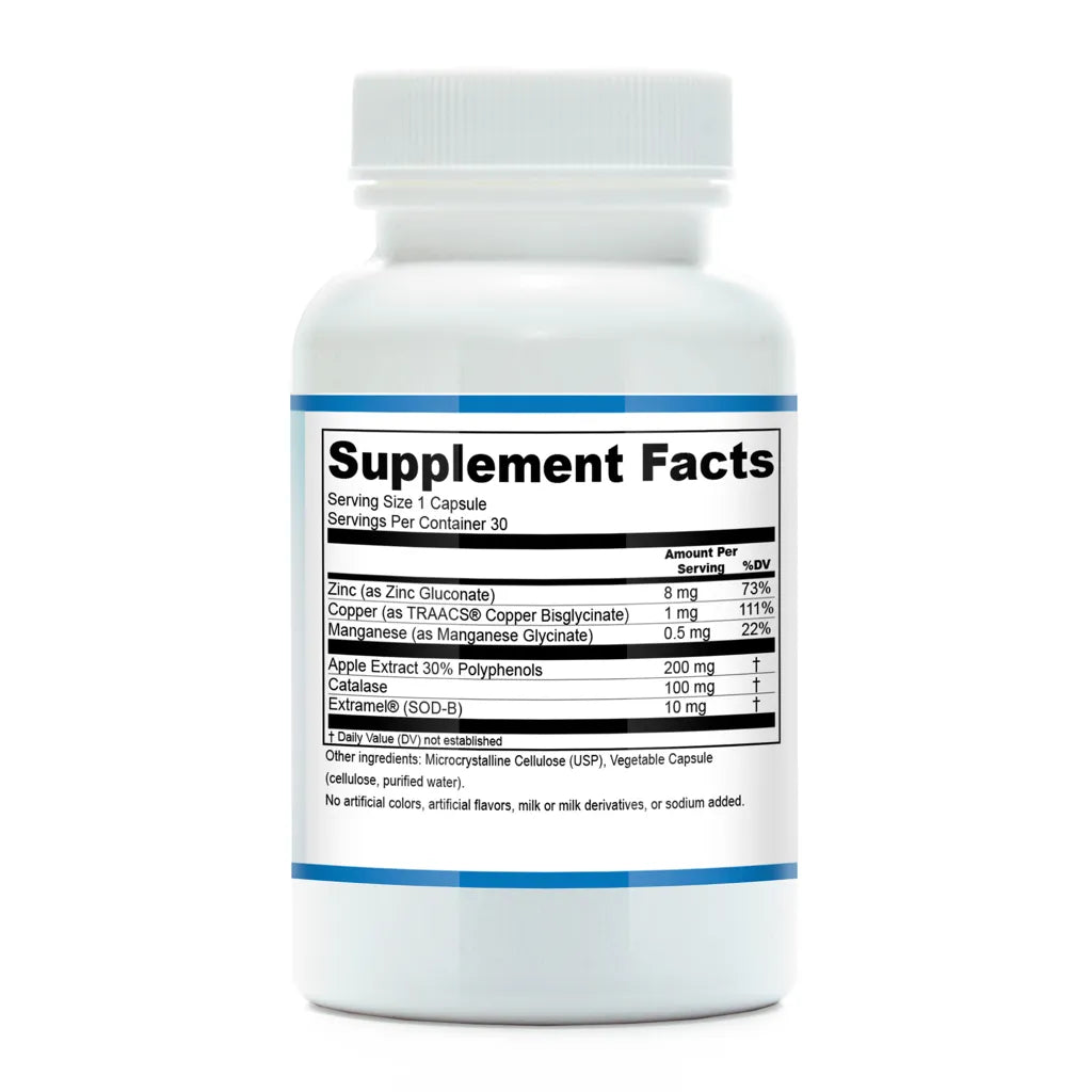 SOD Assist by Functional Genomic Nutrition Supplement Facts