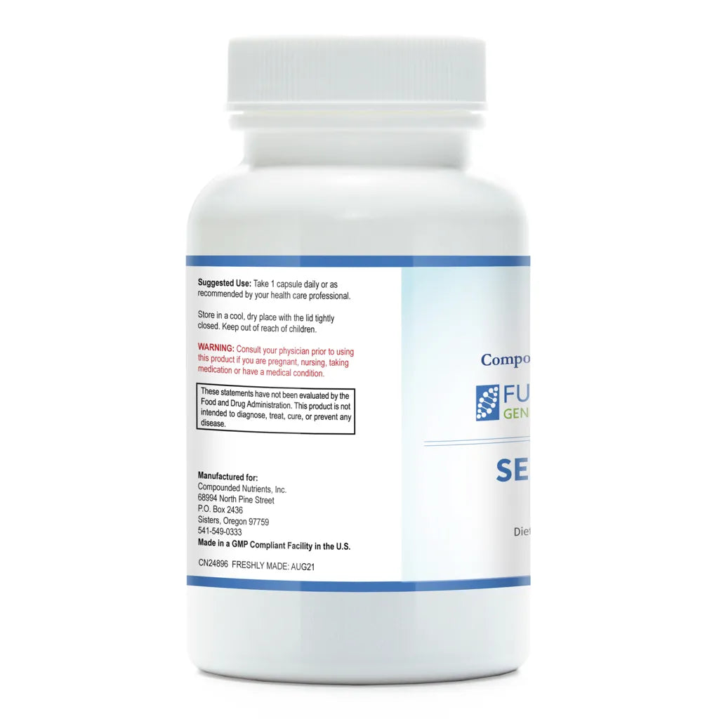 SeMet 50 by Functional Genomic Nutrition Label