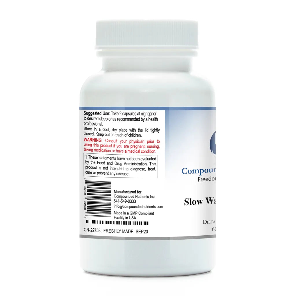 Slow Wave Alpha 3.0 by Compounded Nutrients Label