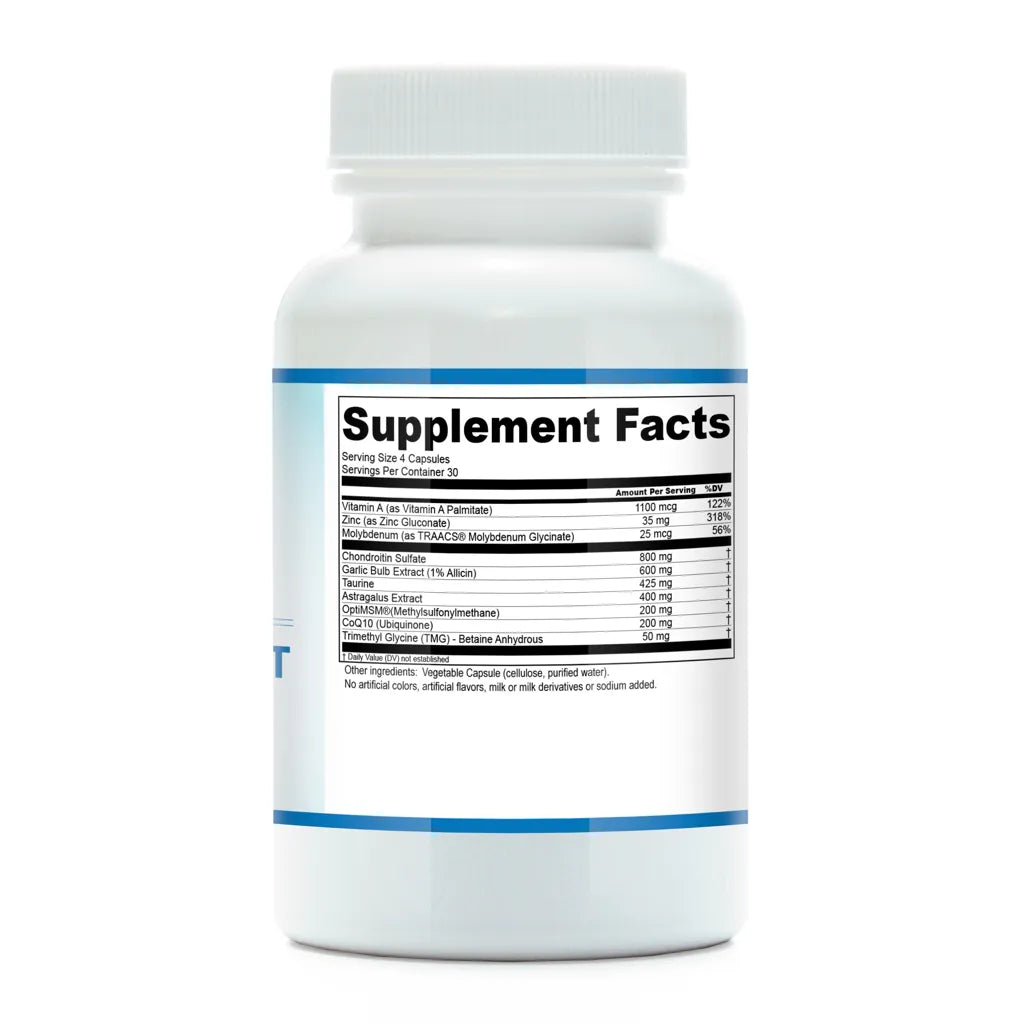 Sulfation Assist by Functional Genomic Nutrition Supplement Facts