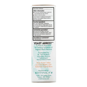 Yeast Arrest by Vitanica Ingredients