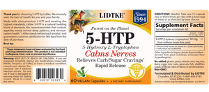 5-HTP by Lidtke Supplement Facts