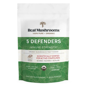 5 Defenders Mushroom Powder by Real Mushrooms