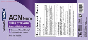 ACN Neuro by Results RNA Supplement Facts