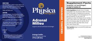 Adrenal Milieu by Physica Energetics Supplement Facts