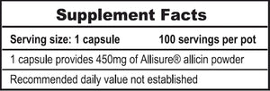 Allimax PRO by Allimax International Limited Supplement Facts