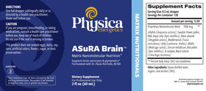 ASuRA Brain by Physica Energetics Supplement Facts