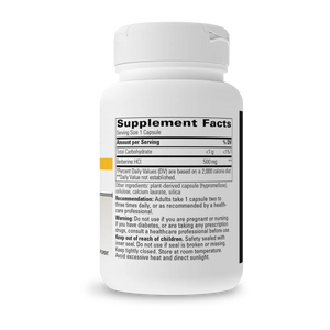 Berberine by Integrative Therapeutics Supplement Facts