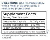 Betaine Hydrochloride with Pepsin
