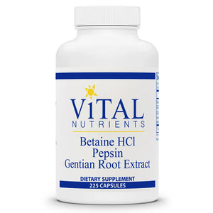 Betaine HCL with Pepsin & Gentian Root Extract by Vital Nutrients