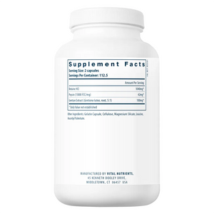 Betaine HCL with Pepsin & Gentian Root Extract