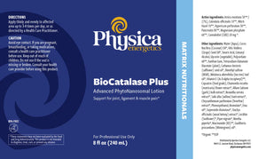 BioCatalase Plus by Physica Energetics Supplement Facts