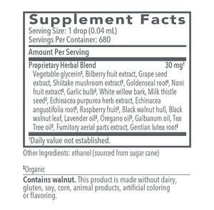 Biocidin Liquid by Biocidin Botanicals Supplement Facts