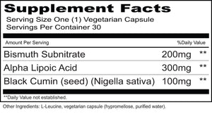 Biofilm Phase-2 Advanced by Priority One Vitamins Supplement Facts