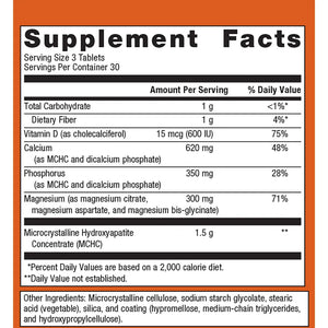 Bone Builder with Magnesium by Metagenics Supplement Facts