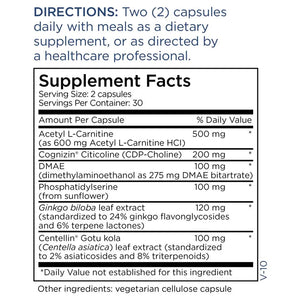 Brain Cell Support by Metabolic Maintenance Supplement Facts