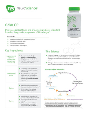 Calm CP by NeuroScience Fact Sheet