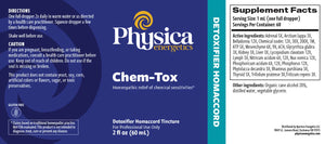 Chem-Tox by Physica Energetics Supplement Facts