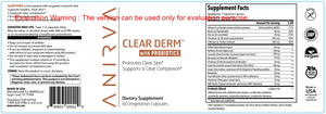 Clear Derm with Probiotics by Anirva Label