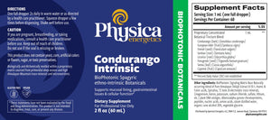 Condurango Intrinsic by Physica Energetics Supplement Facts