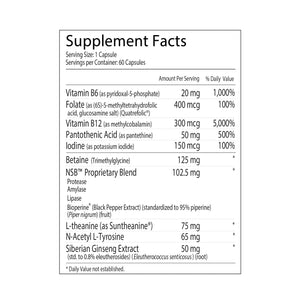 Contegra by Sanesco Supplement Facts