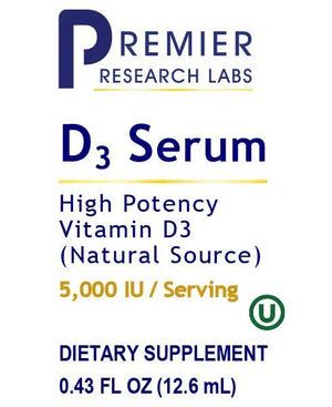 D3 Serum by Premier Research Labs Label