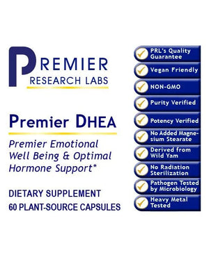 Premier DHEA by Premier Research Labs Label