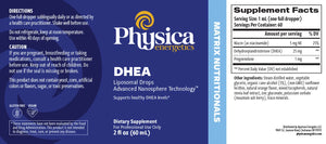 DHEA Liposomal Drops by Physica Energetics Supplement Facts
