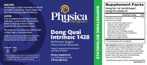 Dong Quai Intrinsic by Physica Energetics Supplement Facts