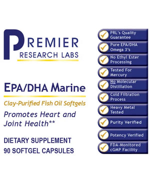 EPA/DHA Marine by Premier Research Labs Label
