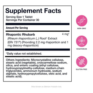 Estrovera by Metagenics Supplement Facts