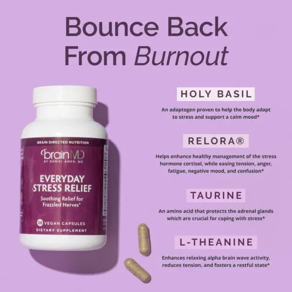 Everyday Stress Relief by Brain MD Label