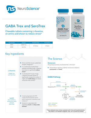 GABA Trex by NeuroScience Fact Sheet