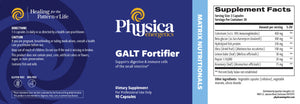 GALT Fortifier by Physica Energetics Supplement Facts