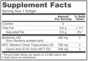 Glucose Management by Protocol For Life Balance Supplement Facts